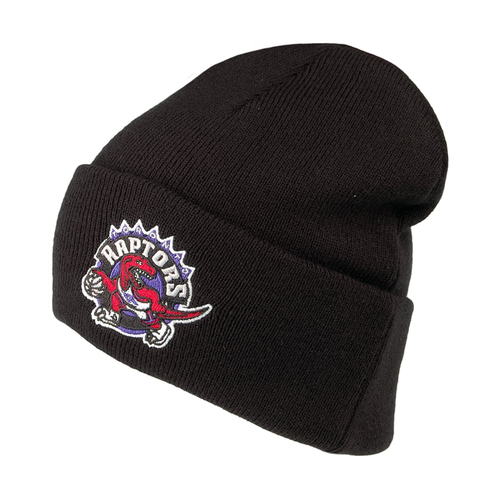 Bonnet NBA Team Logo Cuff Knit Toronto Raptors noir MITCHELL & NESS