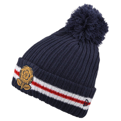 Bonnet à Pompon Heritage Rugby Football Union bleu marine NEW ERA