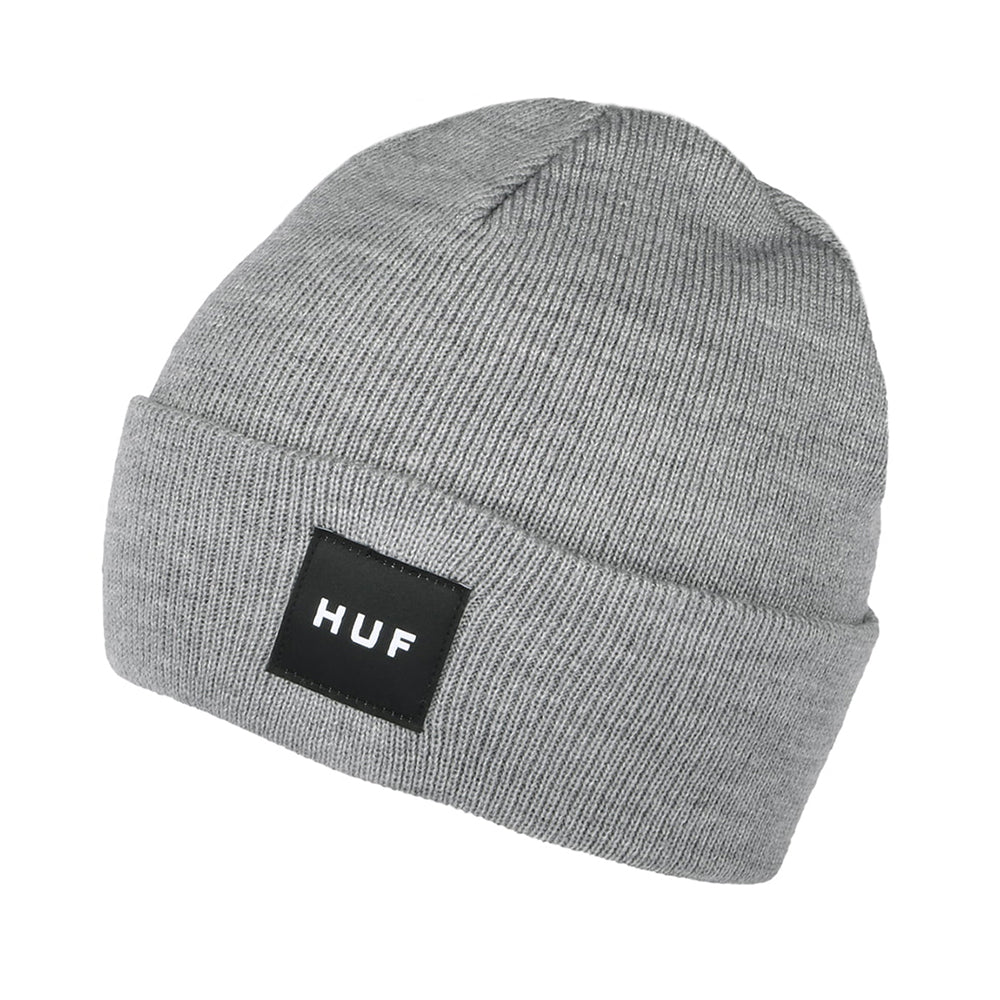 Bonnet Box Logo gris chiné HUF