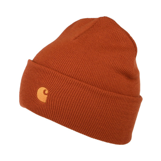 Bonnet à Revers Chase ocre CARHARTT WIP