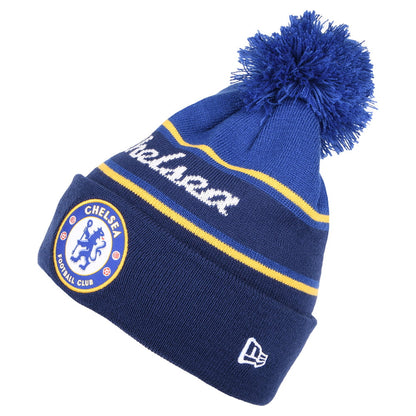 Bonnet à Pompon Cuff Knit Chelsea FC bleu marine-bleu NEW ERA