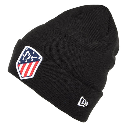 Bonnet Cuff Knit Team Logo Atletico Madrid noir NEW ERA