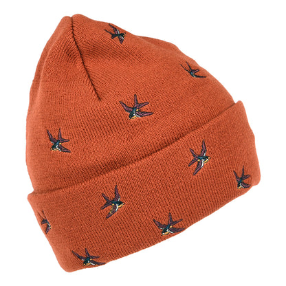 Bonnet à Revers Hirondelles Vinson rouille BARTS