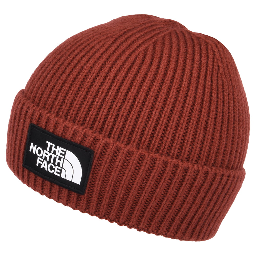 Bonnet Marin à Revers Logo Box rouge THE NORTH FACE