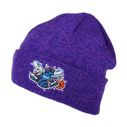 Bonnet NBA Fandom Knit HWC Charlotte Hornets violet MITCHELL & NESS