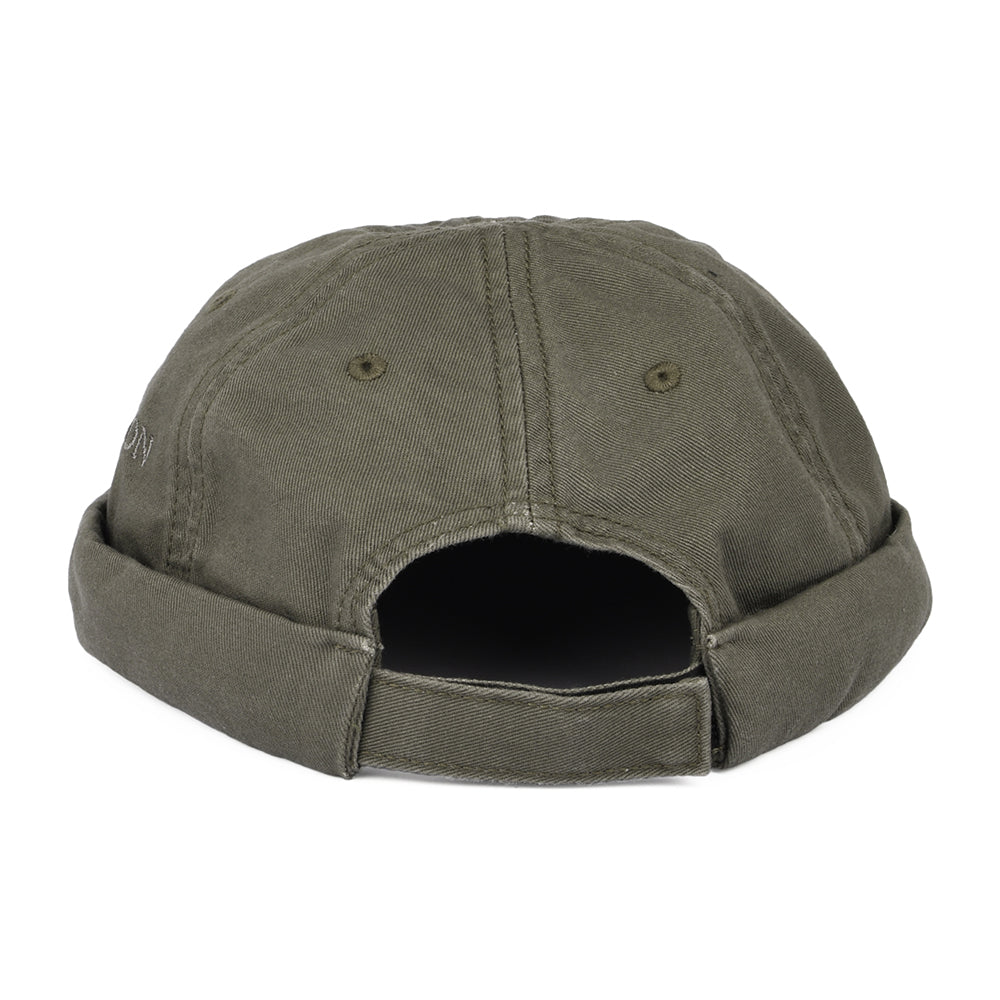 Bonnet Miki Breton en Coton olive STETSON