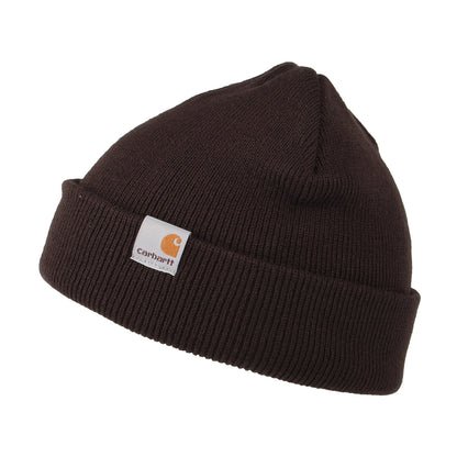 Bonnet Stratus Short Watch marron foncé CARHARTT WIP