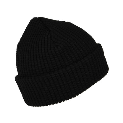 Bonnet à Revers Maille Gaufrée noir NEW BALANCE