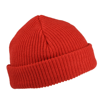 Bonnet Côtelé à Revers Court rouge NEW ERA