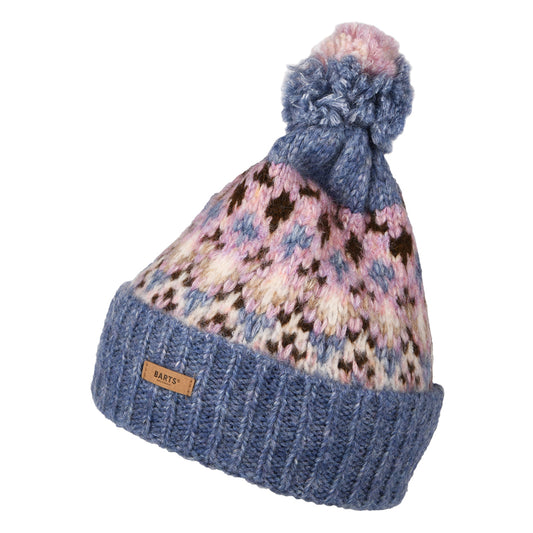 Bonnet à Pompon Recyclé Renaa bleu-multi BARTS