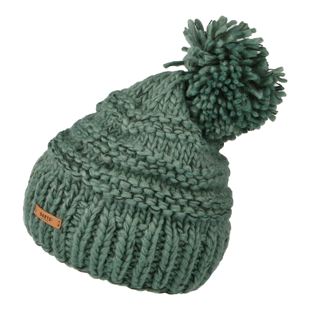 Bonnet à Pompon Jasmin vert céladon BARTS