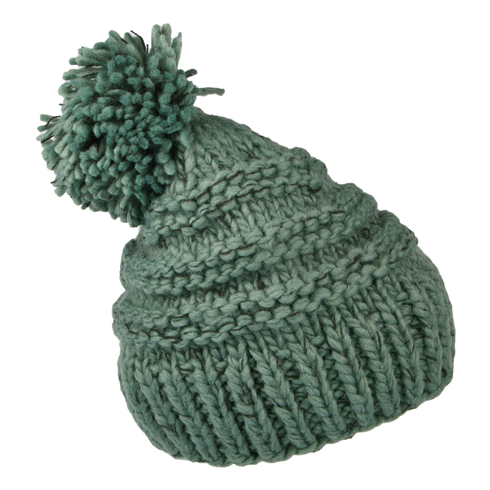 Bonnet à Pompon Jasmin vert céladon BARTS
