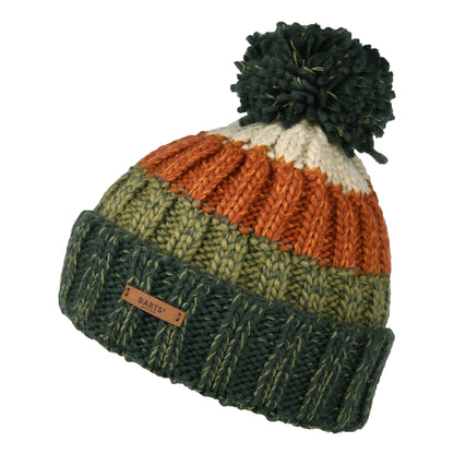 Bonnet à Pompon Wilhelm vert militaire-multi BARTS