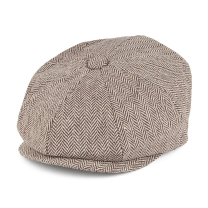 Casquette Gavroche Enfant à Chevrons marron JAXON & JAMES