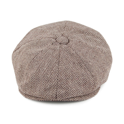 Casquette Gavroche Bébé à Chevrons marron JAXON & JAMES