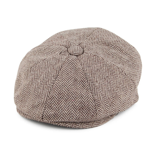 Casquette Gavroche Bébé à Chevrons marron JAXON & JAMES