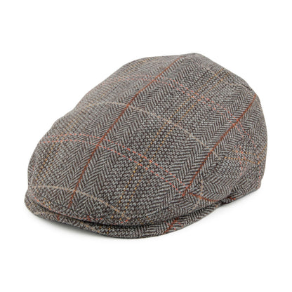 Casquette Plate Bébé en Tweed marron-gris JAXON & JAMES
