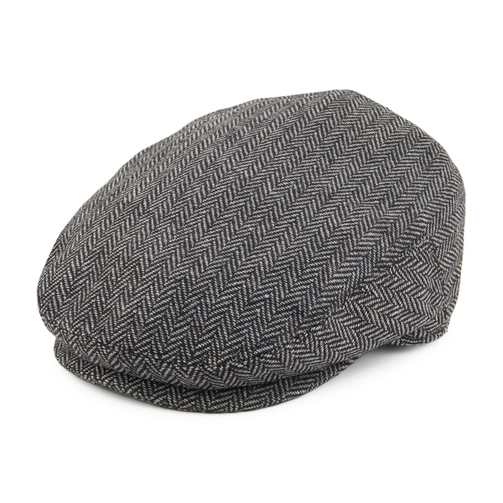 Casquette Plate Enfant à Chevrons gris JAXON & JAMES