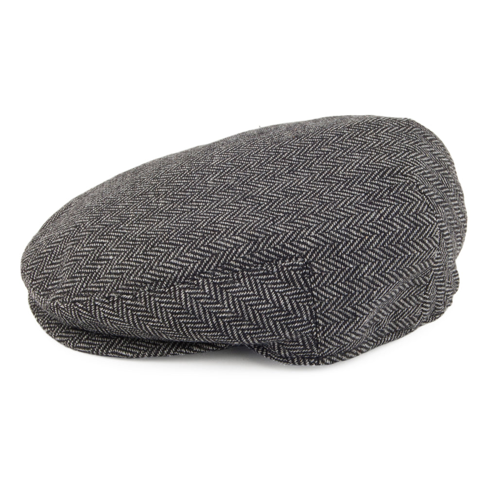 Casquette Plate Enfant à Chevrons gris JAXON & JAMES