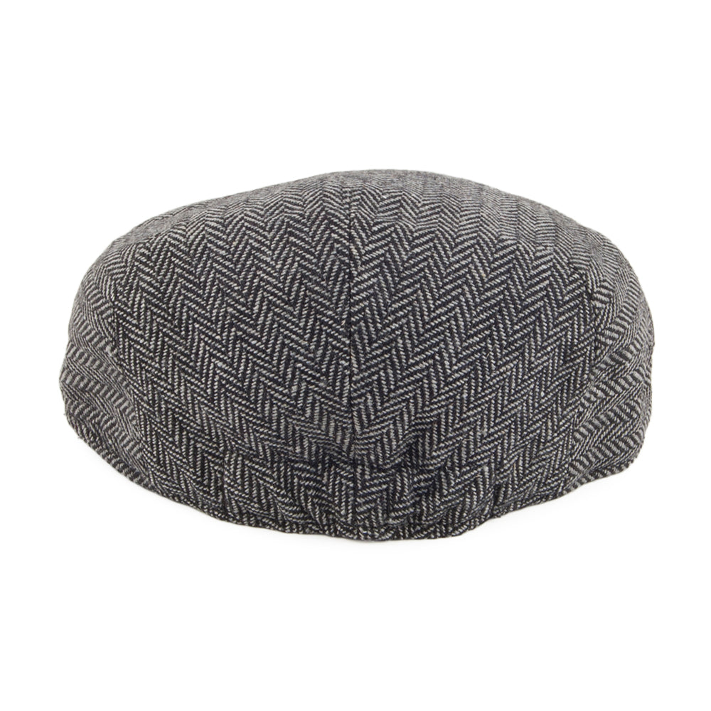 Casquette Plate Enfant à Chevrons gris JAXON & JAMES