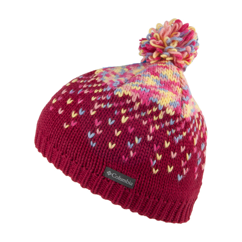 Bonnet Enfant Siberian Sky rose-bordeaux COLUMBIA