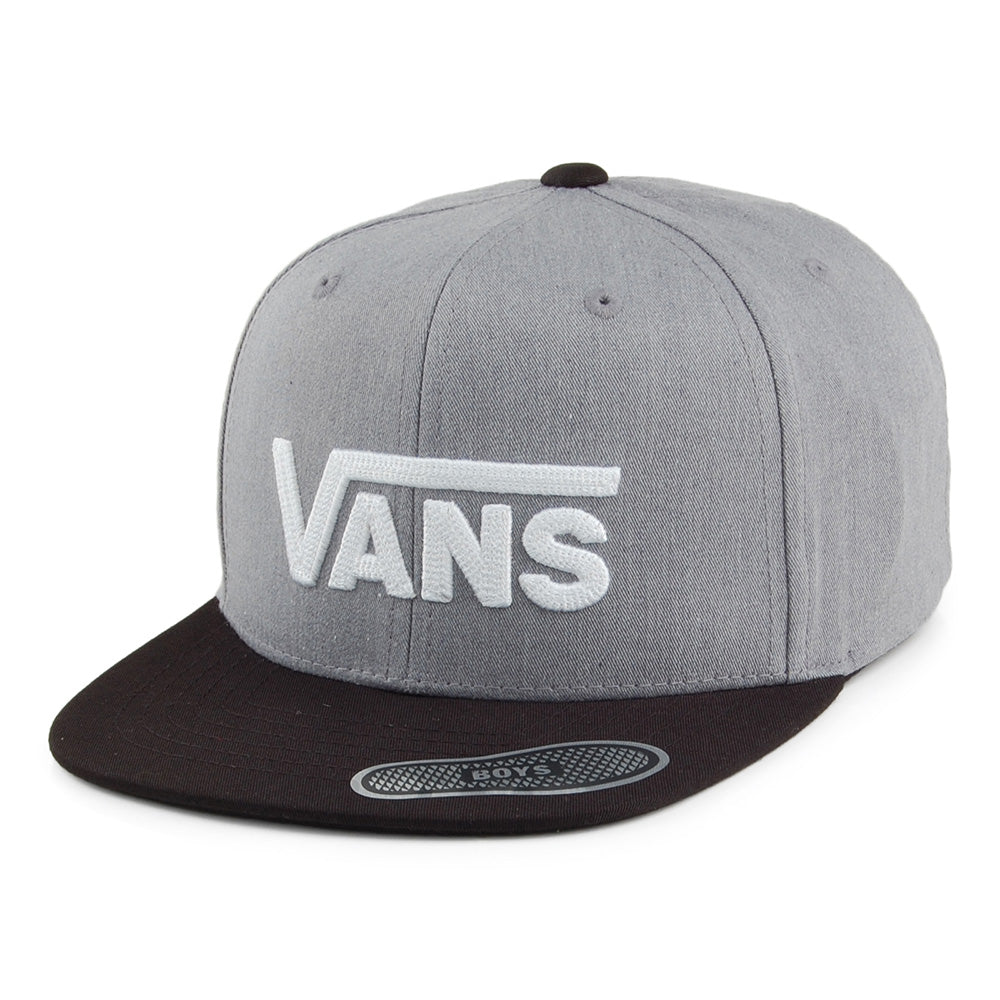 Casquette Snapback Enfant Drop V II gris-noir VANS