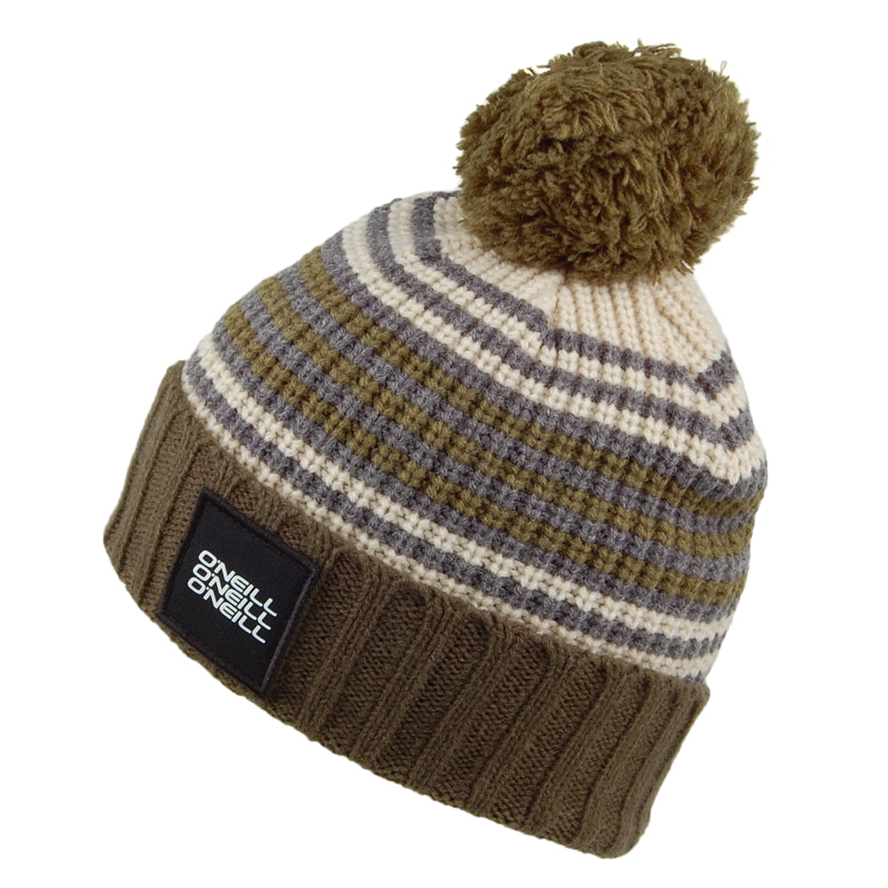 Bonnet à Pompon Enfant Lines vert-crème O'NEILL