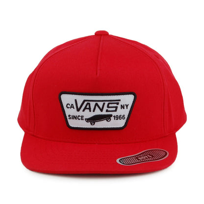 Casquette Snapback Enfant Full Patch rouge VANS