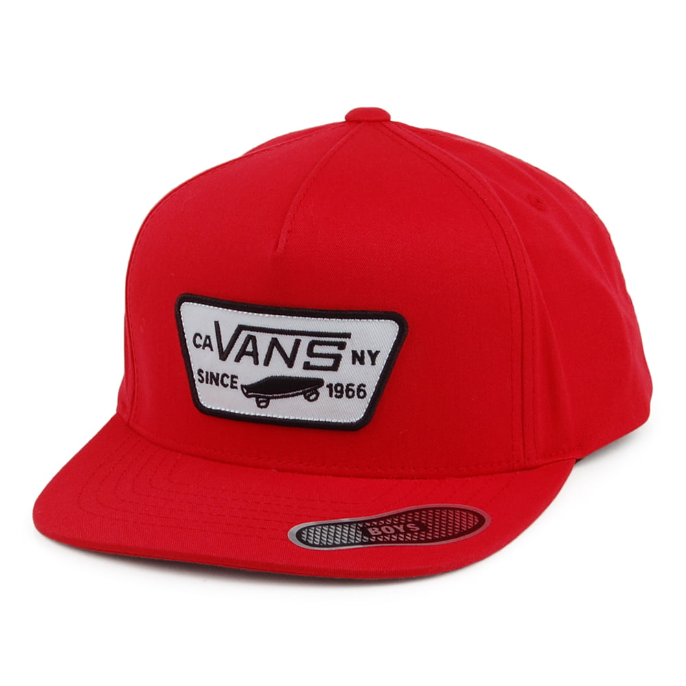 Casquette Snapback Enfant Full Patch rouge VANS