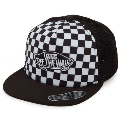 Casquette Trucker Enfant Classic Patch Checkerboard noir-blanc VANS