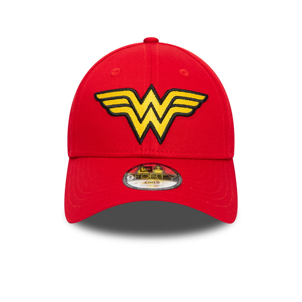 Casquette Enfant 9FORTY Wonder Woman rouge NEW ERA