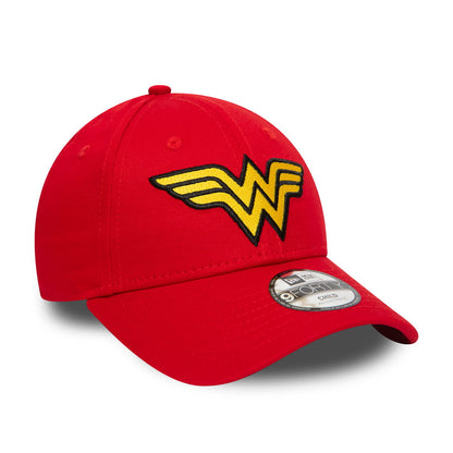 Casquette Enfant 9FORTY Wonder Woman rouge NEW ERA
