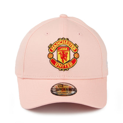 Casquette Enfant en Coton 9FORTY Manchester United rose NEW ERA