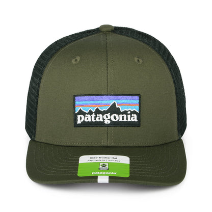 Casquette Trucker Enfant en Coton Bio P-6 Logo vert PATAGONIA