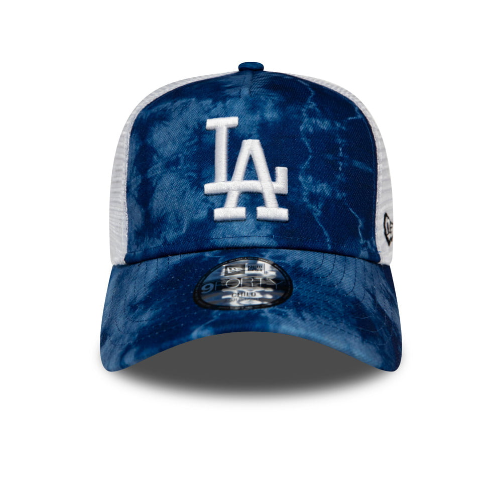 Casquette Trucker Enfant 9FORTY MLB Tie Dye L.A. Dodgers bleu marine NEW ERA
