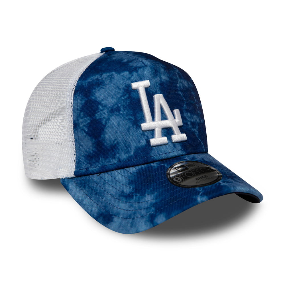 Casquette Trucker Enfant 9FORTY MLB Tie Dye L.A. Dodgers bleu marine NEW ERA