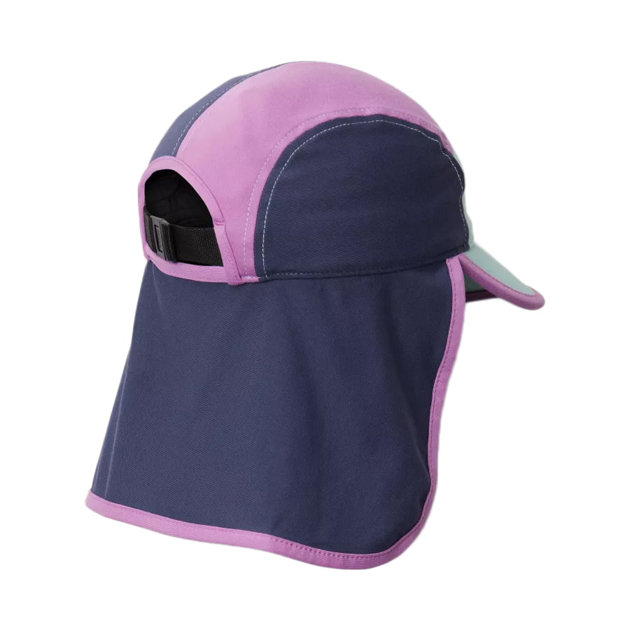 Casquette Saharienne Enfant Cachalot II menthe-violet-bleu marine COLUMBIA