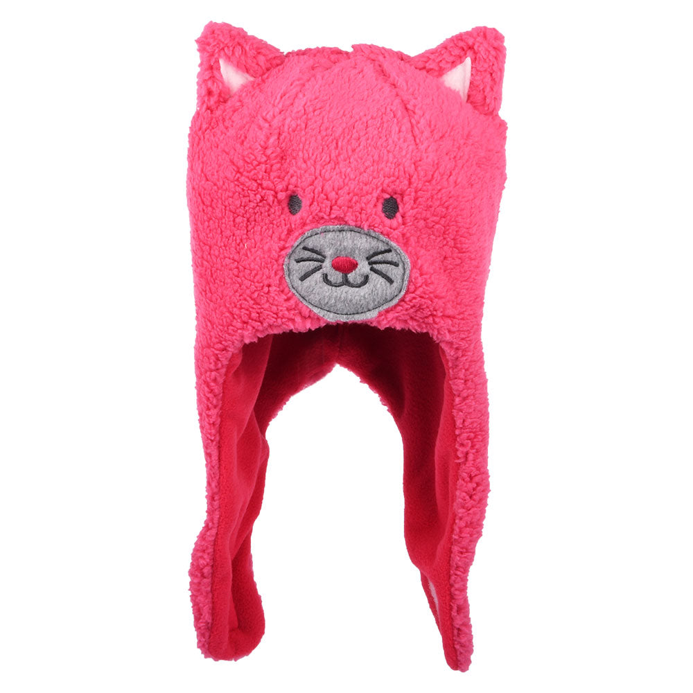 Bonnet Enfant Animal avec Protège-Oreilles rose SCALA