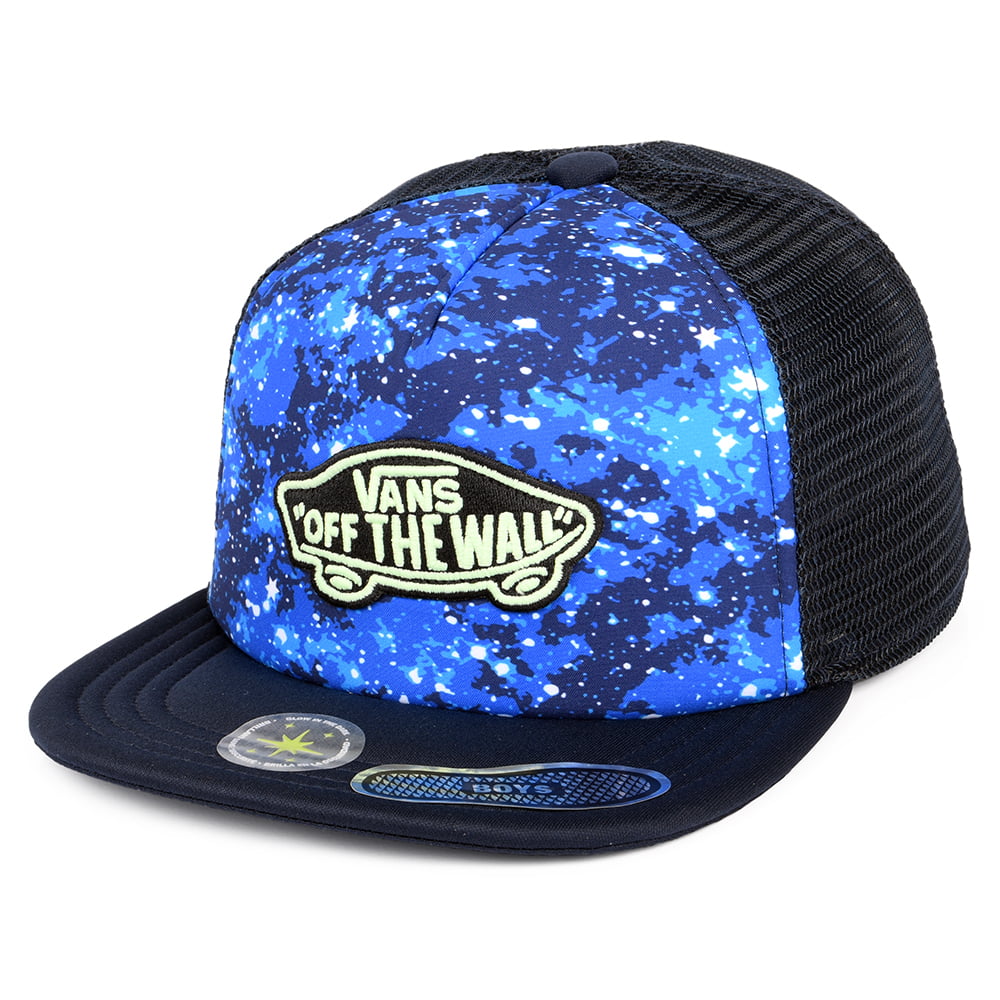 Casquette Trucker Enfant Galactic Glow Classic Patch bleu marine VANS