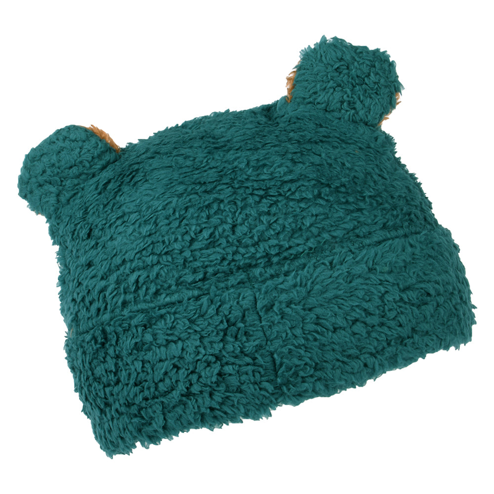 Bonnet Bébé Furry Friends vert foncé PATAGONIA