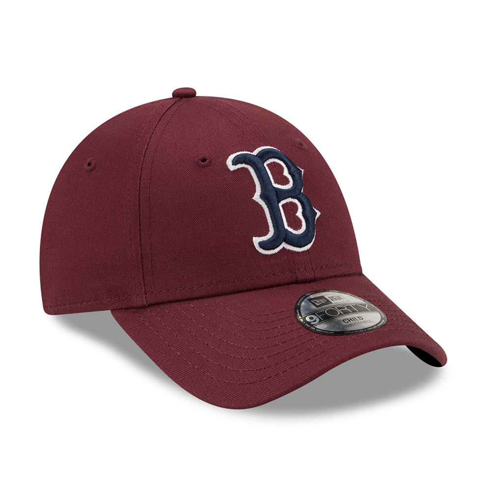 Casquette Enfant 9FORTY MLB League Essential Boston Red Sox bordeaux-bleu marine NEW ERA