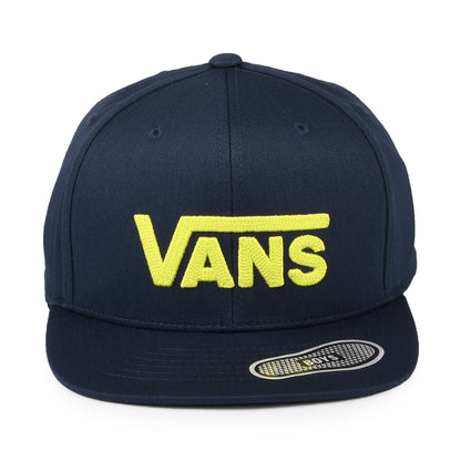 Casquette Snapback Enfant Drop V II bleu marine-jaune fluo VANS