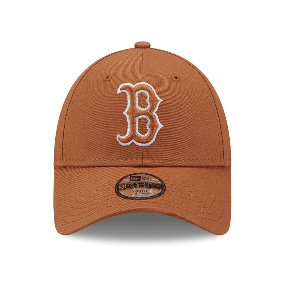 Casquette Enfant 9FORTY MLB League Essential Boston Red Sox toffee NEW ERA
