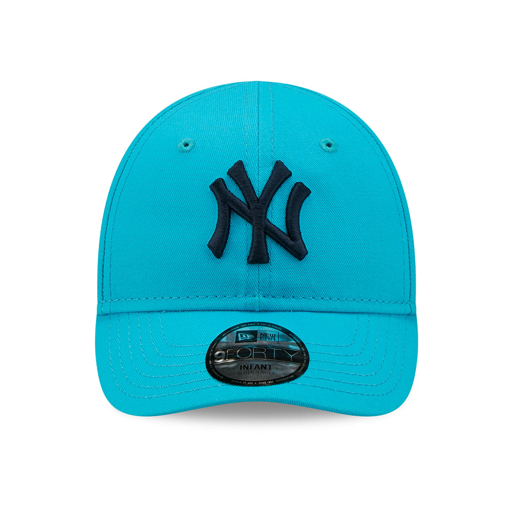 Casquette Bébé 9FORTY MLB League Essential New York Yankees turquoise-bleu marine NEW ERA