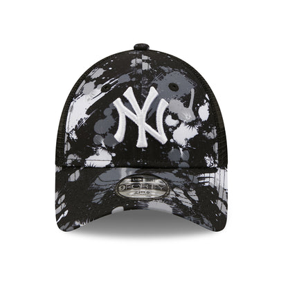 Casquette Trucker Enfant 9FORTY MLB Print New York Yankees bleu marine-blanc NEW ERA