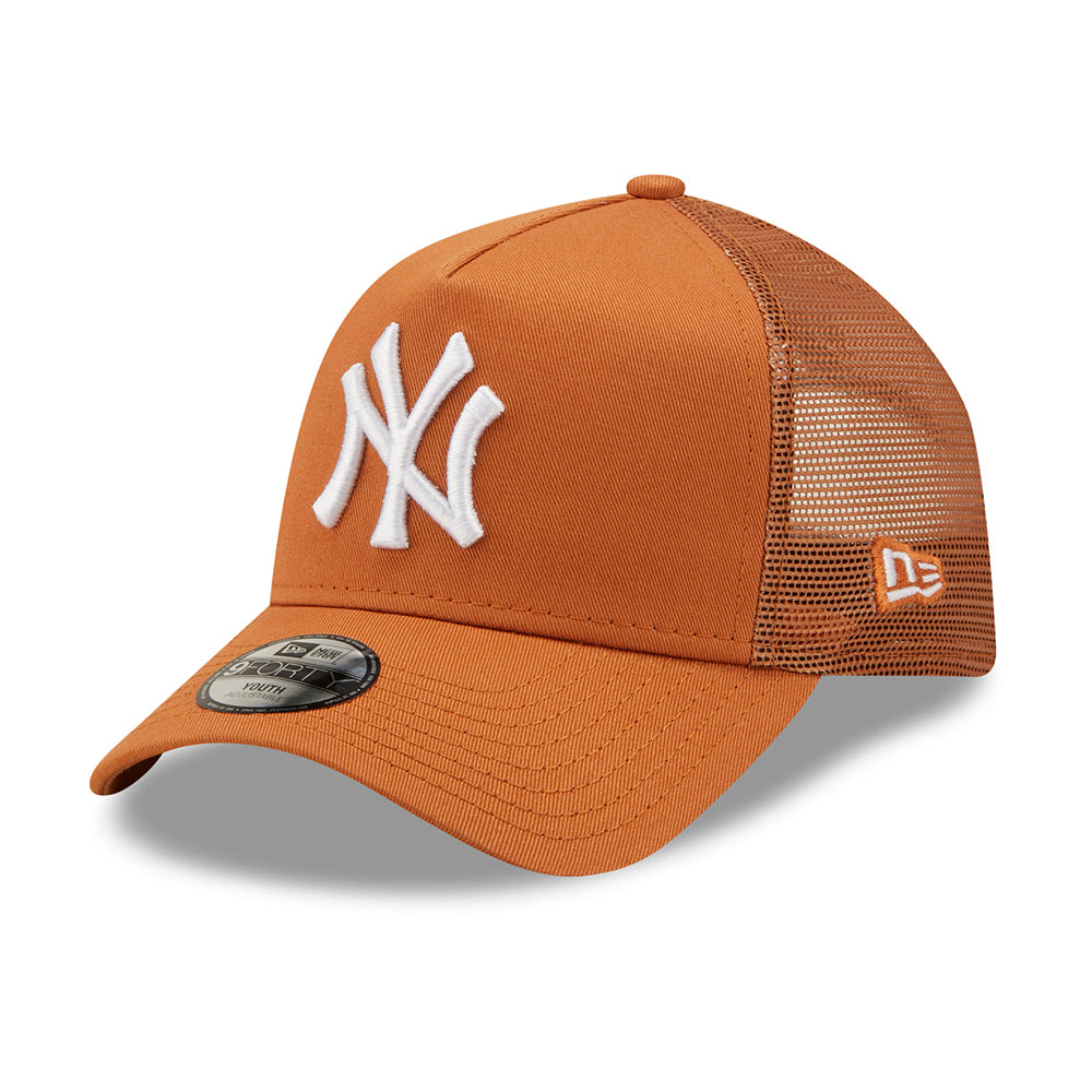 Casquette Trucker Enfant 9FORTY MLB Tonal Mesh A-Frame New York Yankees toffee NEW ERA
