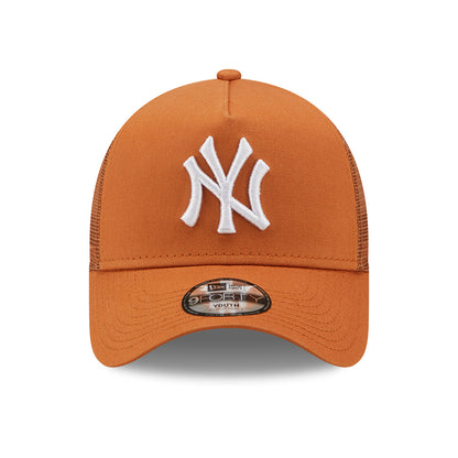Casquette Trucker Enfant 9FORTY MLB Tonal Mesh A-Frame New York Yankees toffee NEW ERA