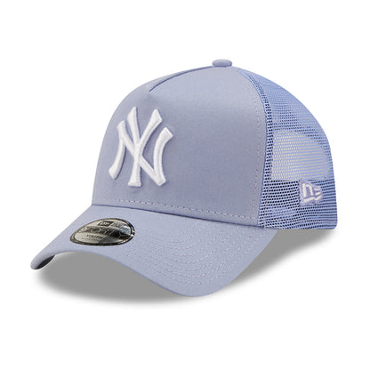 Casquette Trucker Enfant 9FORTY MLB Tonal Mesh A-Frame New York Yankees violette NEW ERA