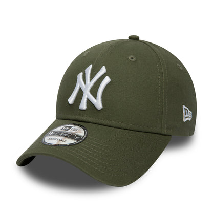 Casquette Enfant 9FORTY MLB League Essential New York Yankees olive-blanc NEW ERA