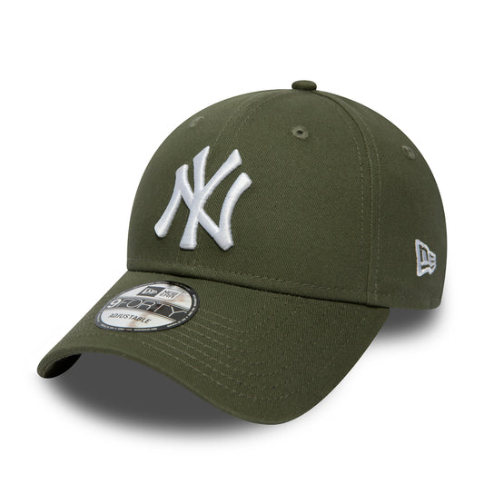 Casquette Enfant 9FORTY MLB League Essential New York Yankees olive-blanc NEW ERA